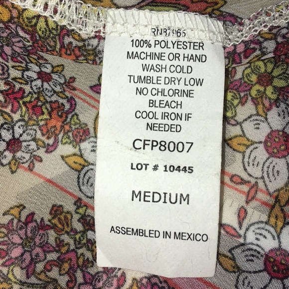 Elan Button Down Sheer Dress/Coverup … - Picture 10 of 10